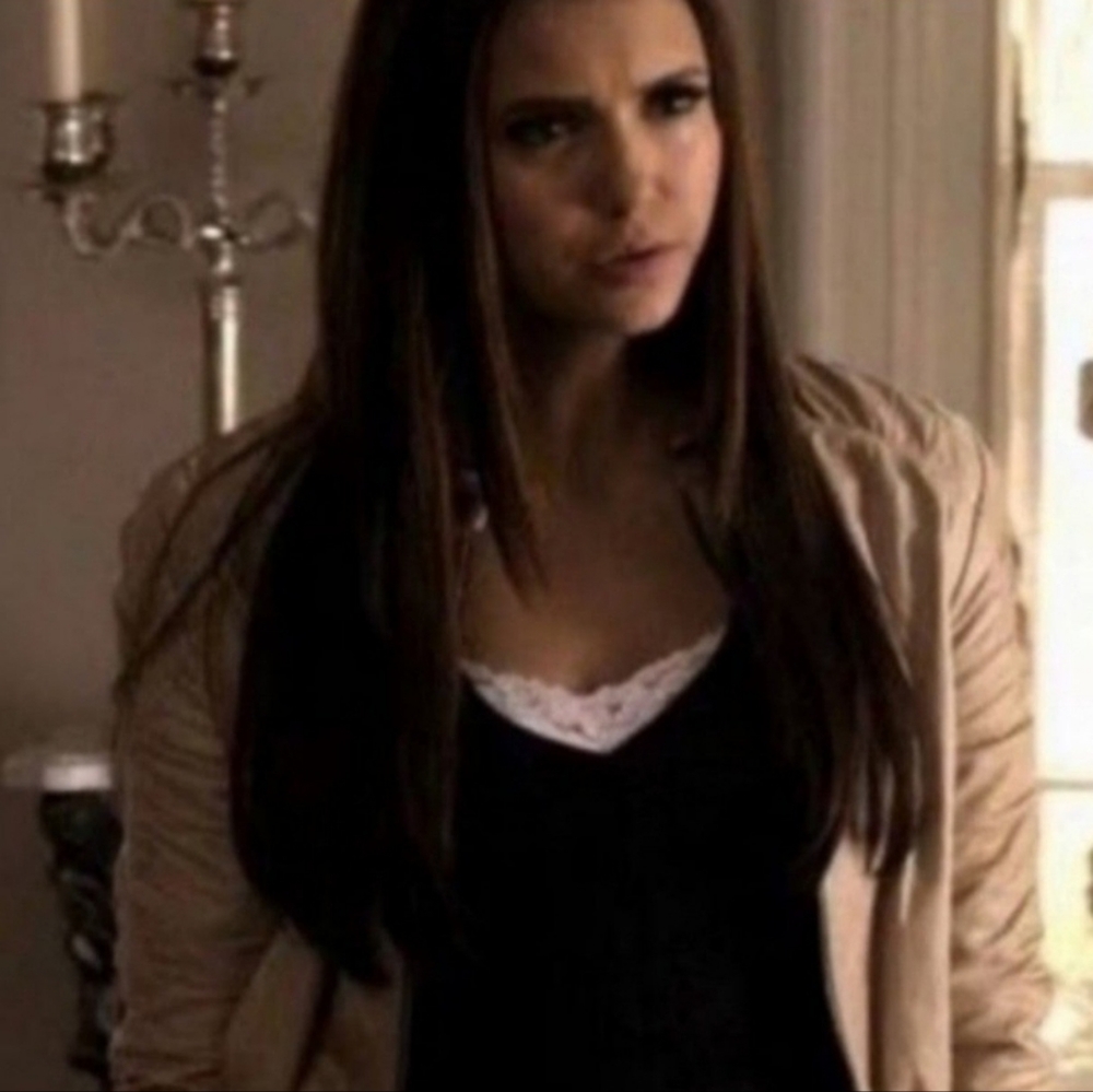 ASO Vampire Diaries Express V Neck Sweater as seen worn by Elena Gilbert.